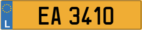 Truck License Plate